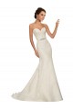 Blanc Fourreau Tulle Dentelle Robes de mariée à Bas Prix