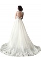 Blanc Sirène Tulle Dentelle Robes de mariée à Bas Prix