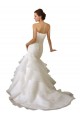 Blanc Sirène Tulle Robes de mariée à Bas Prix