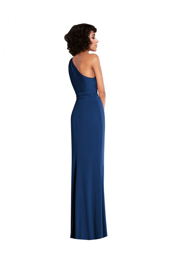 Bleu roi Fourreau Spandex Longue Robes demoiselle d'honneur / Robes de bal à Bas Prix