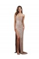 Champagne Sirène Scoop Paillette Longue Formelles Robes demoiselle d'honneur / Robes de soirée / Robes de bal à Bas Prix