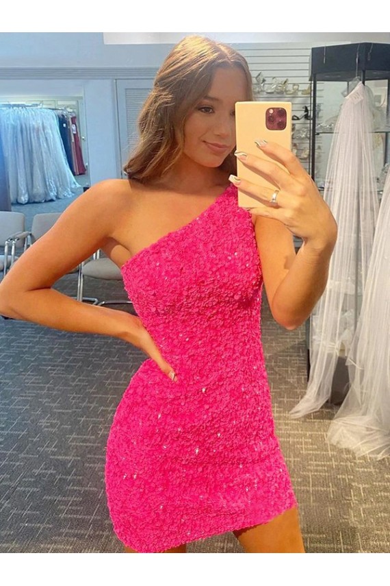 Couleur affichée Fourreau Courte Paillettes Velours Courte Robes de bal à Bas Prix