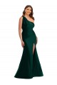 Evergreen Sirène Satiné Soyeux Longue Formelles Robes demoiselle d'honneur / Robes de soirée / Robes de bal à Bas Prix