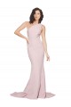 Fourreau Balayage train Crêpe Stretch Longue Robes demoiselle d'honneur / Robes de bal à Bas Prix