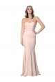 Fourreau Crêpe Stretch Tulle Longue Formelles Robes demoiselle d'honneur / Robes de soirée / Robes de bal à Bas Prix