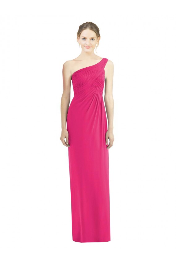 Fourreau Mousseline Longue Robes demoiselle d'honneur à Bas Prix