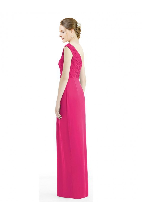 Fourreau Mousseline Longue Robes demoiselle d'honneur à Bas Prix