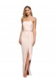 Fourreau Sans bretelle Crêpe Stretch Longue Formelles Robes demoiselle d'honneur / Robes de soirée / Robes de bal à Bas Prix