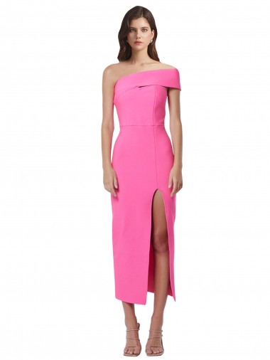 Fourreau midi Crêpe Stretch Longue Formelles Robes demoiselle d'honneur / Robes de soirée / Robes de cocktail à Bas Prix