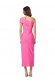Fourreau midi Crêpe Stretch Longue Formelles Robes demoiselle d'honneur / Robes de soirée / Robes de cocktail à Bas Prix
