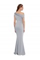 Gris 24 Sirène Crêpe Stretch Longue Formelles Robes demoiselle d'honneur / Robes de soirée / Robes de bal à Bas Prix