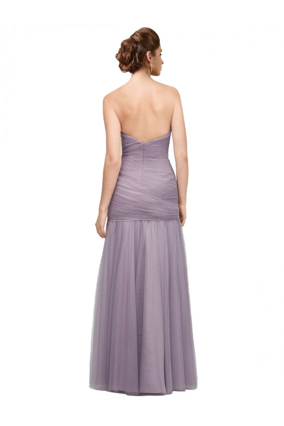 Heather Sirène Tulle Longue Robes demoiselle d'honneur à Bas Prix