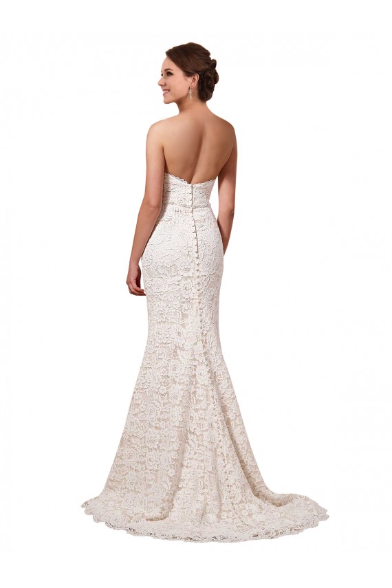 Ivoire Fourreau Dentelle Robes de mariée à Bas Prix