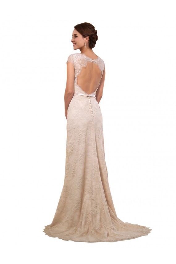 Ivoire Fourreau Dentelle Robes de mariée à Bas Prix