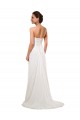 Ivoire Fourreau Mousseline Robes de mariée à Bas Prix