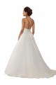 Ivoire Princesse Bretelles spaghetti Tulle Dentelle Boho Robes de mariée à Bas Prix