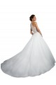 Ivoire Princesse Col Haut Tulle Dentelle Robes de mariée à Bas Prix