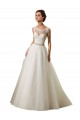 Ivoire Princesse Illusion Tulle Dentelle Robes de mariée à Bas Prix