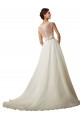 Ivoire Princesse Illusion Tulle Dentelle Robes de mariée à Bas Prix