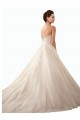 Ivoire Princesse Satiné Tulle Dentelle Robes de mariée à Bas Prix
