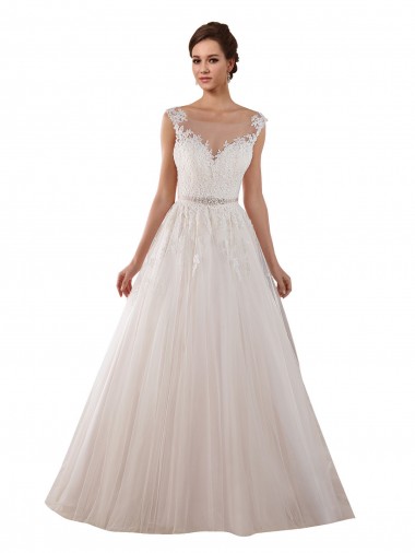 Ivoire Princesse Tulle Dentelle Robes de mariée à Bas Prix