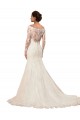 Ivoire Sirène Bateau Dentelle Robes de mariée à Bas Prix