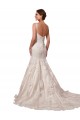 Ivoire Sirène Col V Tulle Dentelle Robes de mariée à Bas Prix