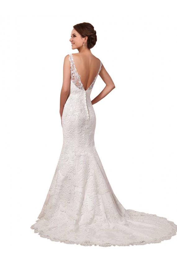 Ivoire Sirène Dentelle Robes de mariée à Bas Prix