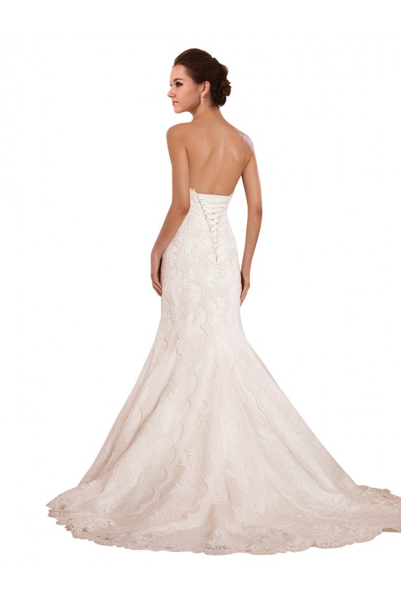 Ivoire Sirène Dentelle Robes de mariée à Bas Prix