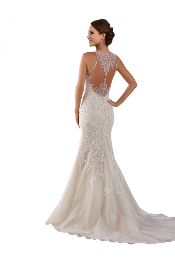 Ivoire Sirène Dentelle Robes de mariée à Bas Prix