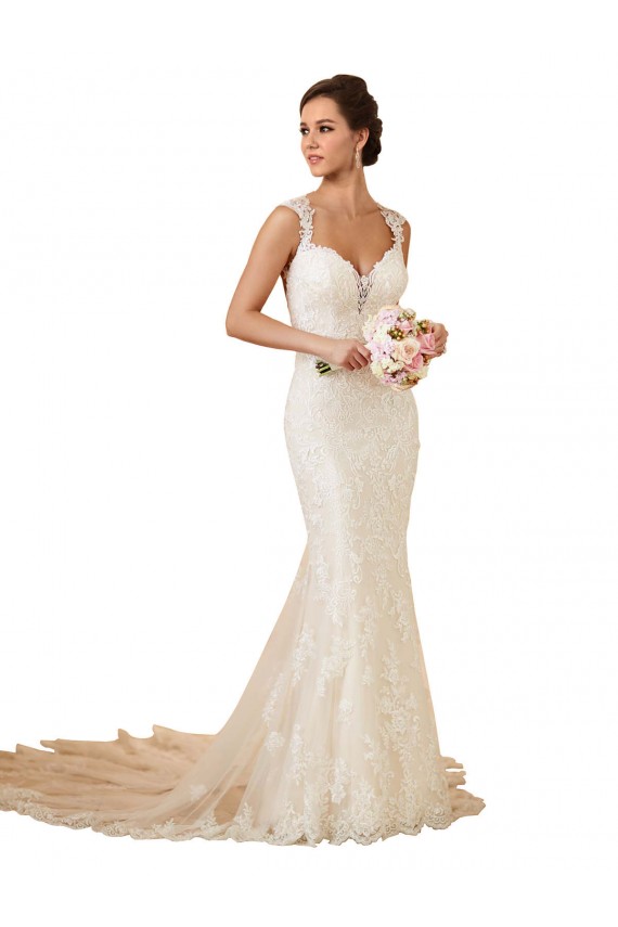 Ivoire Sirène Dentelle Robes de mariée à Bas Prix