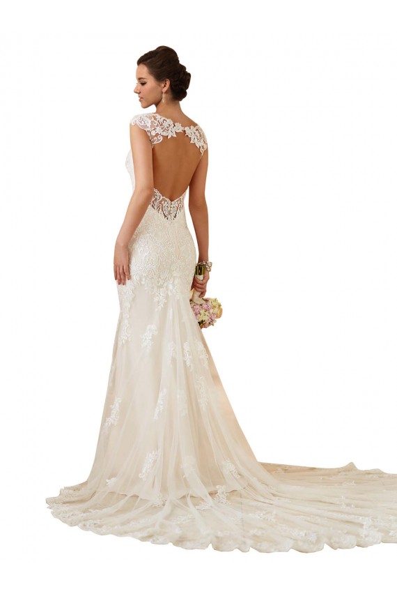 Ivoire Sirène Dentelle Robes de mariée à Bas Prix
