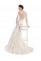 Ivoire Sirène Illusion Dentelle Robes de mariée à Bas Prix
