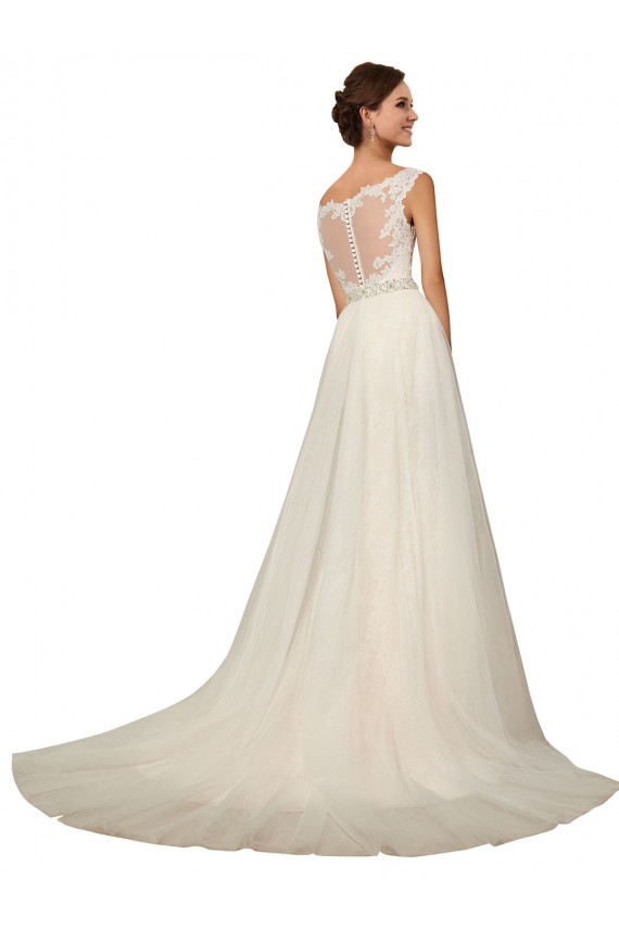 Ivoire Sirène Tulle Dentelle Robes de mariée à Bas Prix