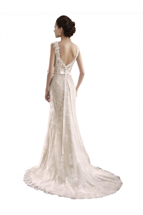 Ivoire Sirène Tulle Dentelle Robes de mariée à Bas Prix