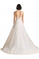 Ivoire Trapèze Balayage train Tulle Robes de mariée à Bas Prix
