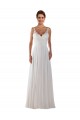 Ivoire Trapèze Mousseline Classique Boho Robes de mariée à Bas Prix