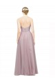 Light Lilac Trapèze Tulle Dentelle Longue Robes demoiselle d'honneur à Bas Prix