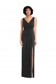 Noir Fourreau Col V Spandex Longue Formelles Robes demoiselle d'honneur / Robes de soirée / Robes de bal à Bas Prix