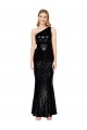 Noir Sirène Paillette Longue Formelles Robes demoiselle d'honneur / Robes de soirée / Robes de bal à Bas Prix