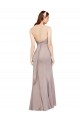 Noir Sirène Épaule Dénudée Mousseline Longue Robes demoiselle d'honneur / Robes de bal à Bas Prix