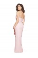 Rose Fourreau Sans bretelle Crêpe Stretch Longue Formelles Robes demoiselle d'honneur / Robes de soirée / Robes de bal à Bas Prix