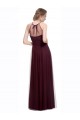 Rouge 74 Trapèze Licou Illusion Tulle Longue Robes demoiselle d'honneur à Bas Prix