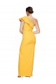 Safran Fourreau Crêpe Stretch Longue Formelles Robes demoiselle d'honneur / Robes de soirée / Robes de bal à Bas Prix