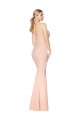 Sirène Col Haut Crêpe Stretch Longue Formelles Robes demoiselle d'honneur / Robes de soirée / Robes de bal à Bas Prix