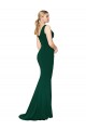 Sirène Col V Crêpe Stretch Longue Formelles Robes demoiselle d'honneur / Robes de soirée / Robes de bal à Bas Prix