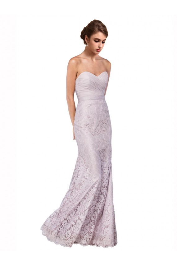 Sirène Dentelle Longue Robes demoiselle d'honneur / Robes de bal à Bas Prix