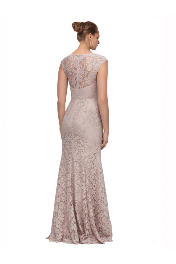 Sirène Dentelle Longue Robes demoiselle d'honneur / Robes de bal à Bas Prix