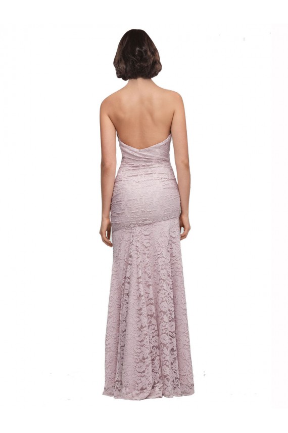Sirène Dentelle Longue Robes demoiselle d'honneur / Robes de bal à Bas Prix