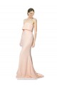 Sirène Sans bretelle Col Haut Crêpe Stretch Longue Formelles Robes demoiselle d'honneur / Robes de soirée / Robes de bal à Bas Prix
